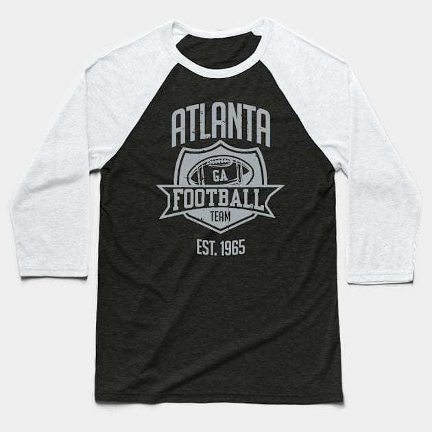 Atlanta Football Team Baseball T-Shirt by naesha stores